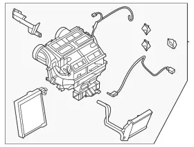 27110-6LY1A NISSAN Ac Heater Sentra