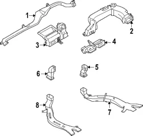 27865-6SA0A NISSAN Air Distributor Pathfinder