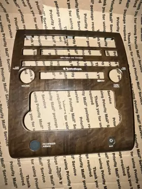 68260ZR10A NISSAN Center Dash Bezel Wood Grain Titan