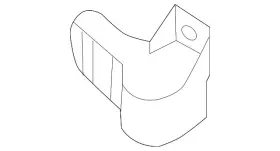 92114-3SH5A NISSAN Condenser Upper Bracket Sentra
