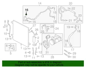 92499-6AV0A NISSAN Evaporator Tube Cap #2