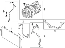 92499-6CA0A NISSAN Rear Ac Line Cap Pathfinder