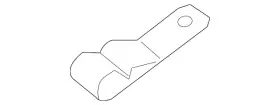 92552-3JA0A NISSAN Pipe Bracket Pathfinder
