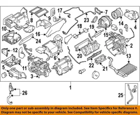 272771FC0A NISSAN OEM Cube Evaporator Heater Filter