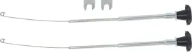 K4007 OER Kick Panel Cable Set Knobs Ventura Chevy Nova