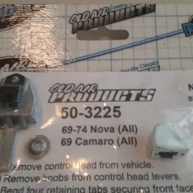 50-3225 OLD AIR PRODUCTS Climate Control Lever Kit Camaro #2