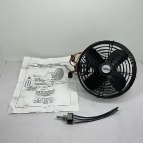 Phillips & Temro 7602855 12v Defroster Fan 2 Speed Cab New With Switch
