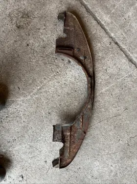 369.06.119 PORSCHE Front Engine Tin Flywheel Sheet Rear Plate