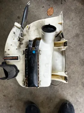 94457206500 PORSCHE Hvac Climate Heater Housing Air Box #2