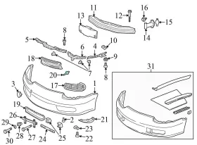 99664114200 PORSCHE Air Temperature Sensor 911 #3
