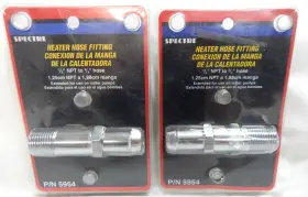 5954 SPECTRE PERFORMANCE Heater Hose Fitting Npt Barbed X2