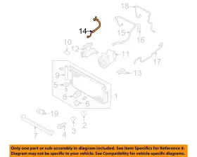 683.SU1L07 SUBARU Ac Hoses Impreza #3