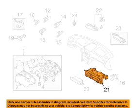 72311SA031 SUBARU Temperature Control Manual Forester #3