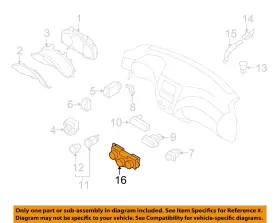 72311SC270 SUBARU Temperature Control Automatic Forester #3