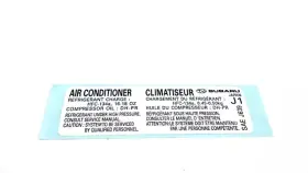 73772FJ010 SUBARU Ac Label