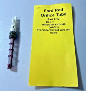17-1 SUPERCOOL Seasons Orifice Tube Tsi Ford