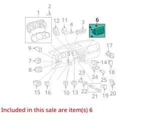 840100CD02 TOYOTA Ac Temperature Clips Tundra #3