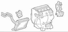 8705006511 TOYOTA Ac Evaporator Housing Camry