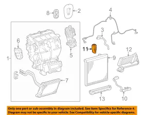 8851502530 TOYOTA OEM Evaporator Heater Expansion Valve 8851502530 TOYOTA OEM Evaporator Heater Expansion Valve