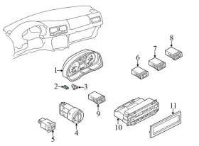 1J0919379 VOLKSWAGEN Ambient Air Temperature Sensor Vw Beetle #3