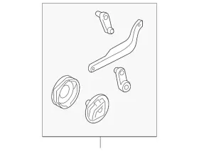 Volkswagen 561-898-001 Genuine Lever Assembly