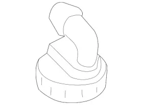 5E0-816-355-9B9 VOLKSWAGEN Hvac Duct Adapter