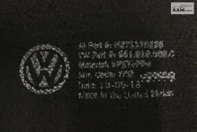 5K1819593 VOLKSWAGEN Dash Lower Hvac Ac Insulator Filter #3