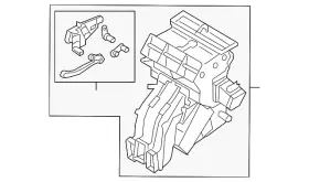 Volkswagen 5qb-820-353-a Genuine Case Assembly