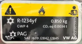 5QE-010-008-H VOLKSWAGEN Ac Label