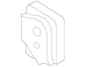 7L0-820-513-F VOLKSWAGEN Expansion Valve Insulator Touareg