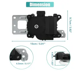 A21121400UX0403 X-AUTOHAUX Blend Door Actuator Honda Civic #3