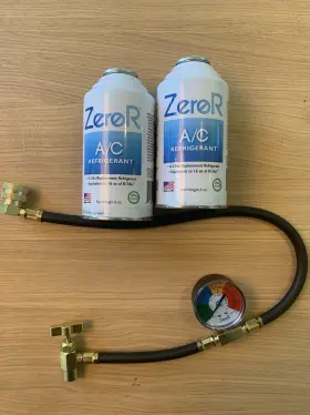 808227092644 ZEROR Ac Auto Refrigerant Tap Gauge