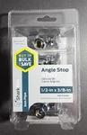 New 1642677 Sharkbite Angle Stop 4 Pack Iron Pipe Od Comp 1/2" X 3/8". Fixed Price $21.88.