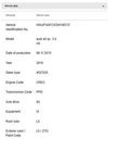 Audi 2016-2018 A6 A/c Pipe (rear) 4g1260712g. Fixed Price $100.00.