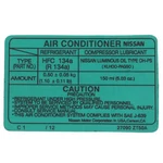 New Oem Nissan 2007-2012 Sentra A/c System Information Label Sticker 27090-zt50a. Fixed Price $11.67.