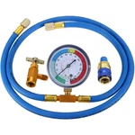 New Ac Refrigeration R134a Charging Hose With Refrigerant Pressure Gauge Kit. Fixed Price $28.28.