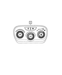 Genuine Mopar Center Stack 1tq78dx9ah. Fixed Price $4.04.