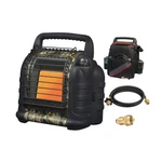 Mr. Heater Hunting Buddy Portable Bundle With Hose, Adaptor And Bag. Fixed Price $249.99.