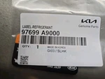 Oem New Air Conditioning Information Label Sticker 15-18 Kia Sedona 97699-a9000. Fixed Price $8.00.