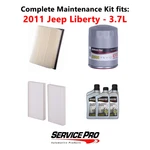 2011 Jeep Liberty 3.7l Complete Cabin, Air & Oil Filter Kit (5w-20). Fixed Price $102.95.