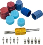 Votnmic Air Conditioning Valve Core Kit,cap & 19pcs Ac Kit. Fixed Price $13.29.