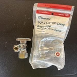 Sharkbite Angle Ball Valve Quarter Turn Brass 1/2" X 3/8" Compa128z. Fixed Price $10.50.