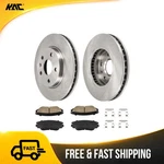 11.66" Front Brake Rotor & Pads Kit Ceramic For 2013-2015 Chevrolet Malibu P1421. Fixed Price $93.09.