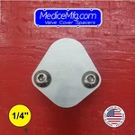 Aluminum Fuel Pump Block-off Plate 1/4in Amc Jeep 258 Inline 6 Cylinder Cj5 Cj7. Fixed Price $18.00.