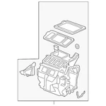 Genuine Honda Hvac Unit Case 79106-snb-a01. Fixed Price $483.63.