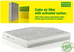 Mann Cabin Air Filter Charcoal Cuk 2450 For Audi A4 A5 Q5 Q7 Porsche Macan. Fixed Price $19.99.