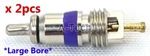 X 2 Euro Large Bore A/c Schrader Valve Core For Vw Audi Mini Benz Bmw 8e0820855. Fixed Price $4.38.