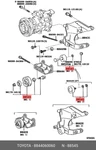 Toyota Genuine Pulley Assy, Idle 88440-60060. Fixed Price $105.49.