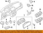 Used A/c Selector Switch Fits: 2011 Ford Fusion W/o Navigation System Ac Main 3.. Fixed Price $110.70.