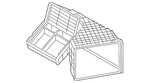Genuine Volkswagen Evaporator Case 7p1-820-121. Fixed Price $71.67.